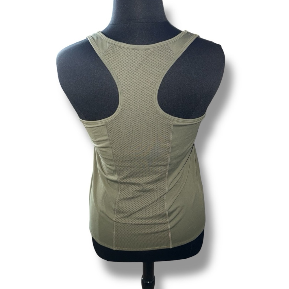 TALBOTS Performance Interlock Tank with Bra - XL Olive Branch - Picture 4 of 12